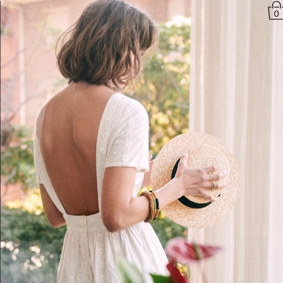 Sézane Odalie Dress in Off White - Picture 2 of 4